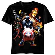 Marvel Soldiers Revenge Black T-Shirt
